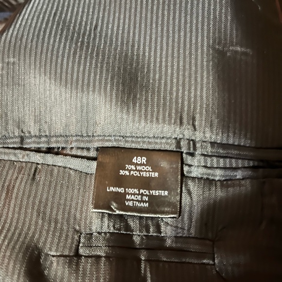 Sport coat size: 48r color: dark navy blue - Picture 3 of 5